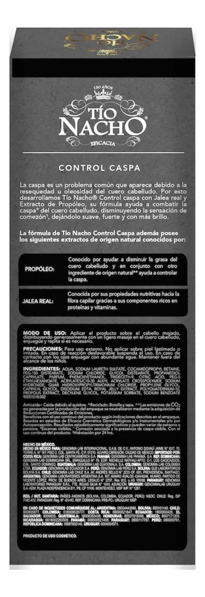 Tio Nacho 2 En 1 Shampoo + Acondicionador Anti Caspa, 415ml