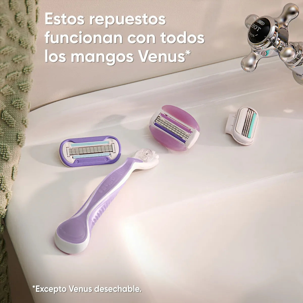 Repuestos Maquina De Afeitar Gillette Venus Breeze 2un