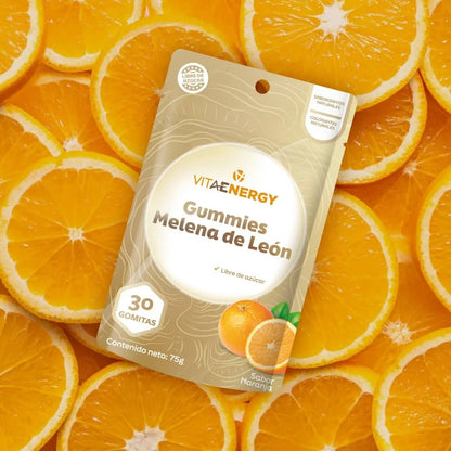 Melena De León X 30 Gomitas Sabor Naranja Vitaenergy Naranja